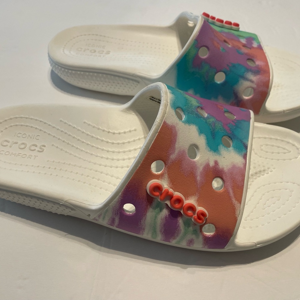 CROCS Women's Colorful Slide Sandals